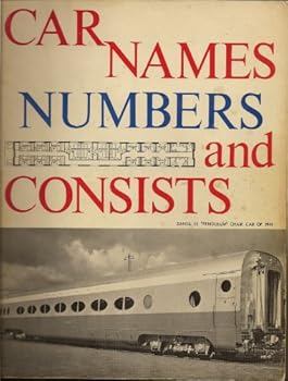 Paperback Car Names, Numbers and Consists Book