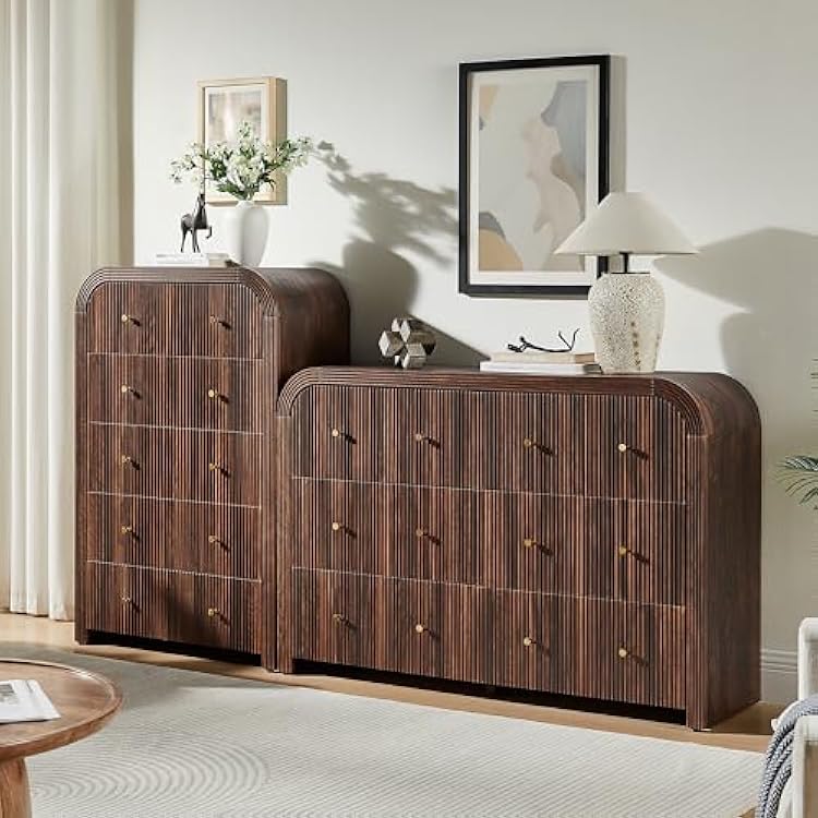 T4TREAM Fluted Dresser for Bedroom with 6 Drawers, Ecuador | Ubuy T4TREAM Fluted Dresser for Bedroom with 6 Drawers, Ecuador | Ubuy