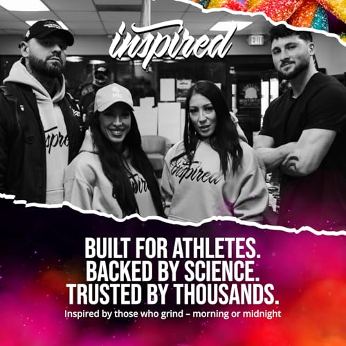 Image of Inspired FSU Serum Liquid Glycerol, Stim Free Pre Workout Pump, Non Stim Preworkout, Caffeine Free, Stimulant Free, 20g GlycoClear, 2g Betaine Nitrate (Sour Rainbow)