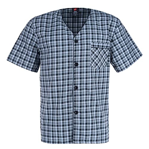 Hanes Men's Short Sleeve Short Leg Pajama Set2