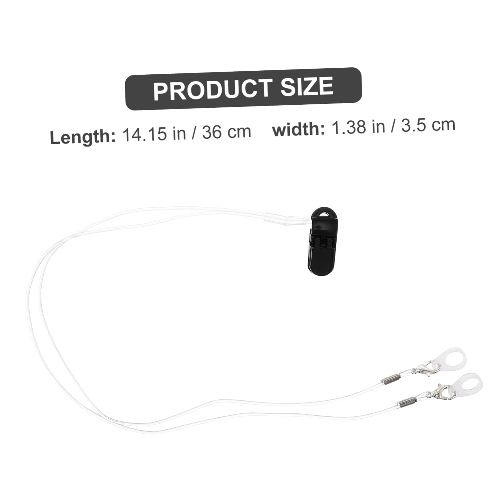 HAPINARY Lanyard Anti-lost Strap Abs Material for Elderly Fashionable Easy to Use