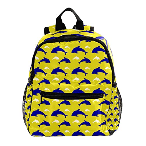 Sac à dos enfants dauphin 30,5 cm avec bretelles confortables et compartiments pratiques pour petits