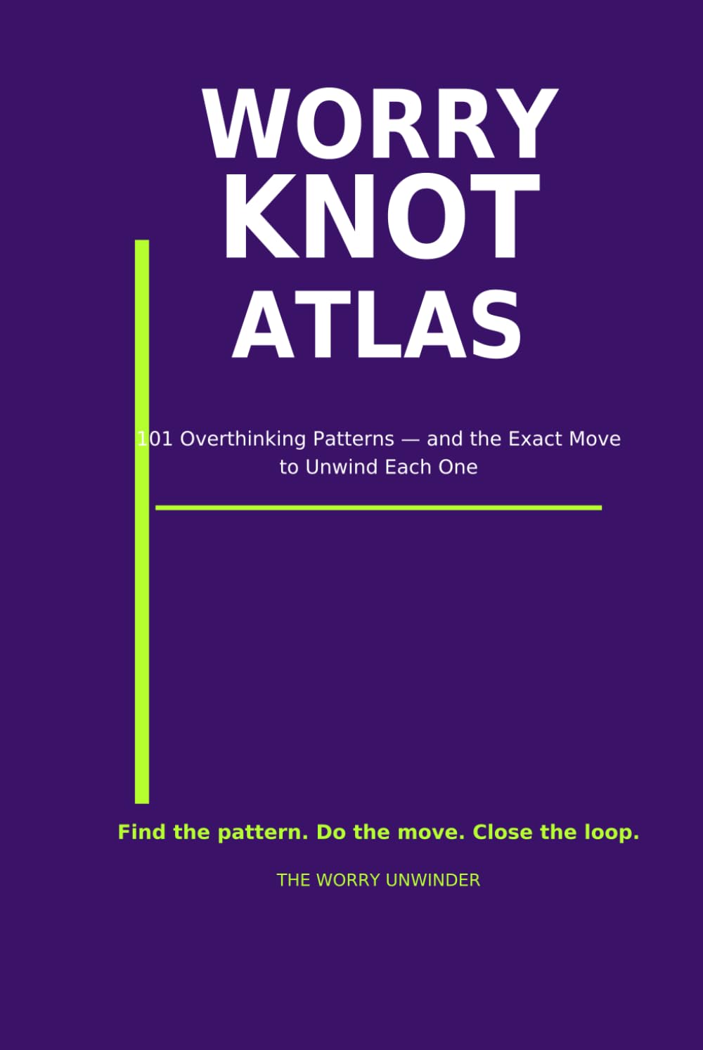 Night & Sleep Atlas: Racing Thoughts at Night: The Exact 2-Minute Move to Unwind Each One (The Worry Unwinder Method) (The Worry Unwinder Atlases)