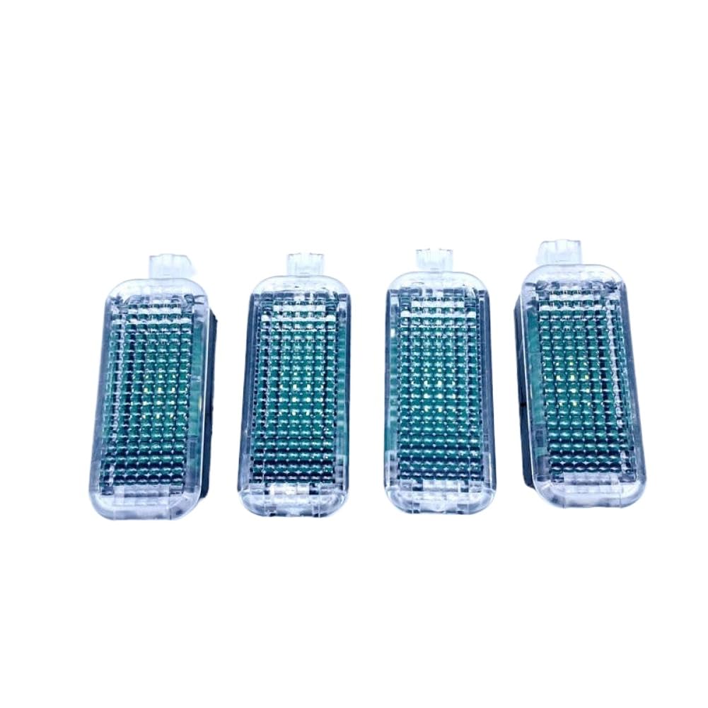 Luz LED para reposapiés compatible con B6 B7 8E 8H, MK5 MK6, SEAT Toledo Leon y modelos seleccionados A3 A4 A5 A6 A8 Q3 Q5 Q7(Emitting Color: footwell light)