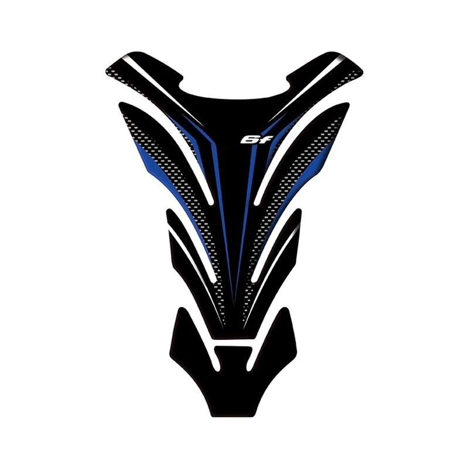 Carbon-Look Motorcycle Tank Pad Protector Decal for Kawasaki ER6F for ER-6F Fairing Sticker(Color18)