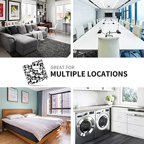 Funny Skull Light Switch Cover Decorative Funny Double Toggle Standard Size 2 Gang 4.5" X 4.5" #TOP6