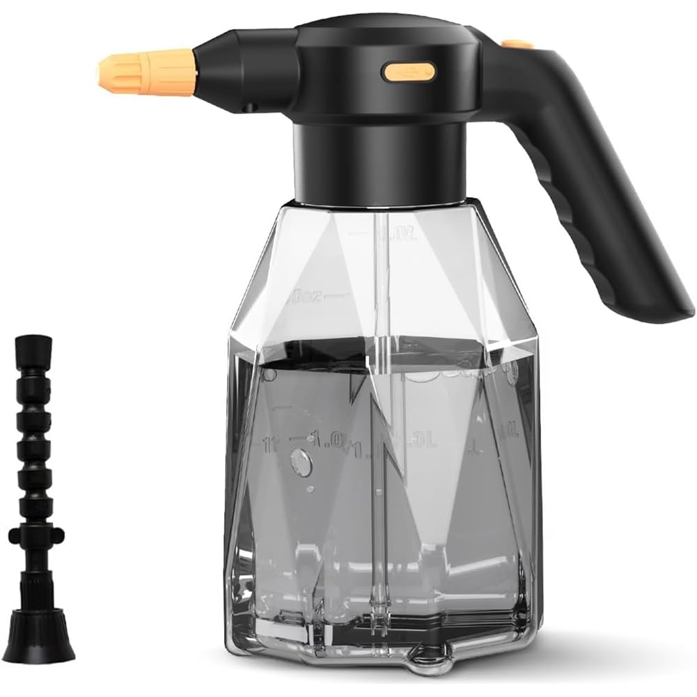 Littimoon Automatic Watering Can 2L 0.5 Gallon Electric-,Extended Nozzle Rechargeable Battery Powered-Sprayer for Garden