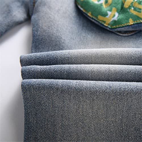 Little Kids Children Boys Jeans Shorts Ripped Jean Short Light Blue Jeans Pant Denim Pant Casual Cargo Pocket Short4