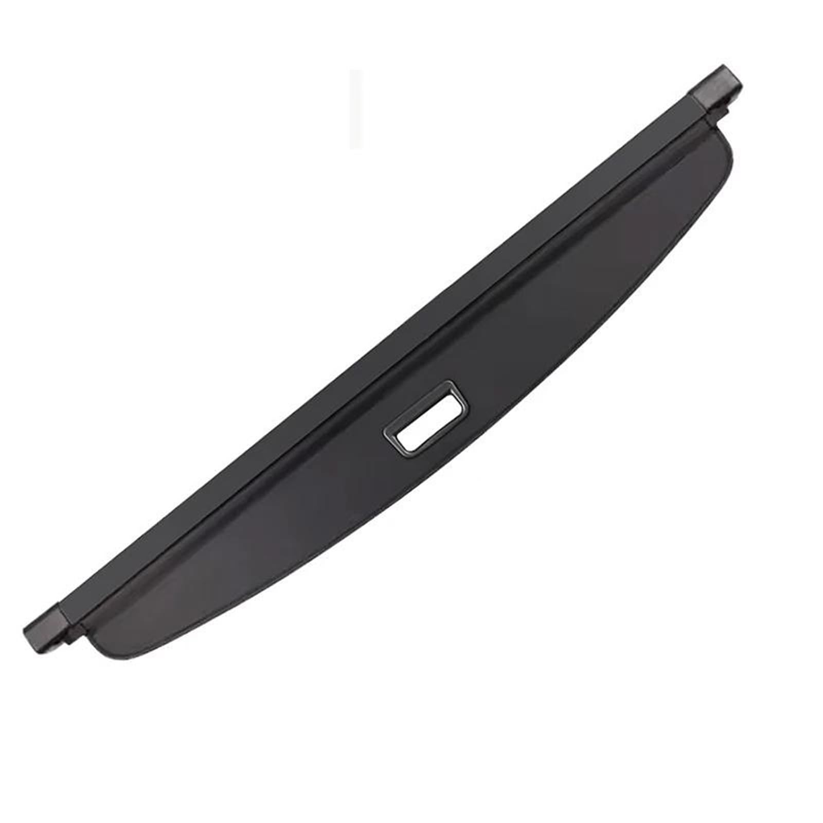 Plage Arrière pour VW pour Touran 2005-2015 Couverture De Coffre Rétractable Noir Bouclier Étanche Accessoires De Voiture(Look de Carbone)