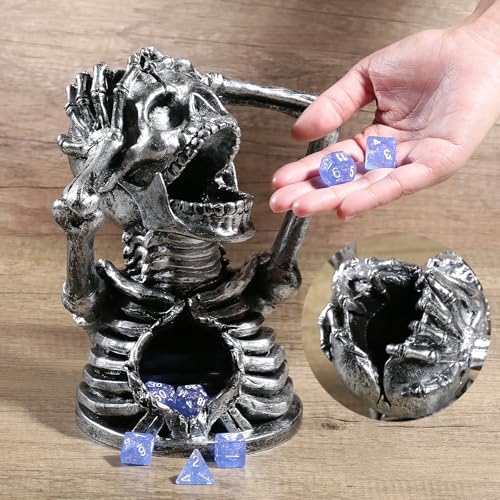 Torre de dados DND calavera para juego de mesa y dados rol 2