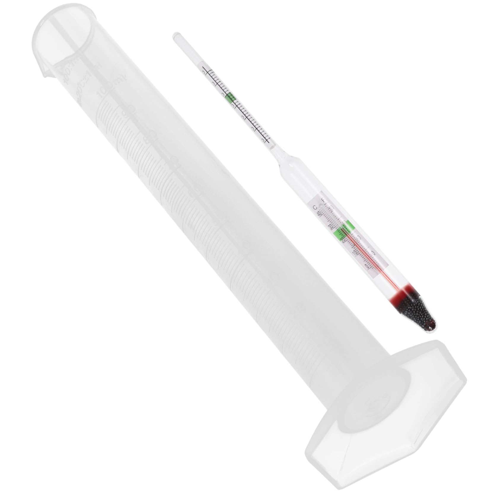 Mobestech 4sets Idrometro Per Acquario Kit Completo Di Misurazione Salinità Con Graduata e Scatola Strumento Affidabile Per Acquacoltura e Test Salata
