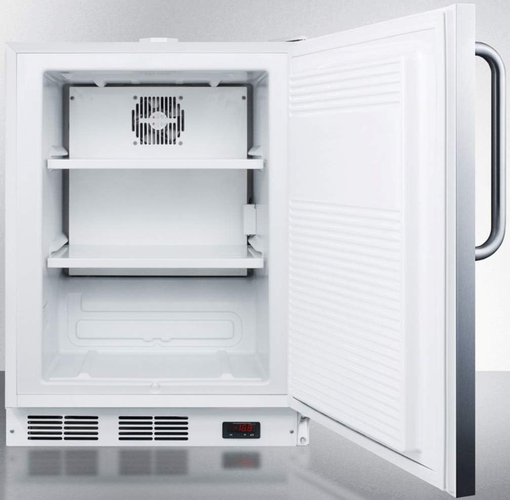 Accucold 24” Medical Freezer, Built-in, 3.1 cu.ft., capacity, ADA Compliant, Stainless Steel- ACF48WCSSADA