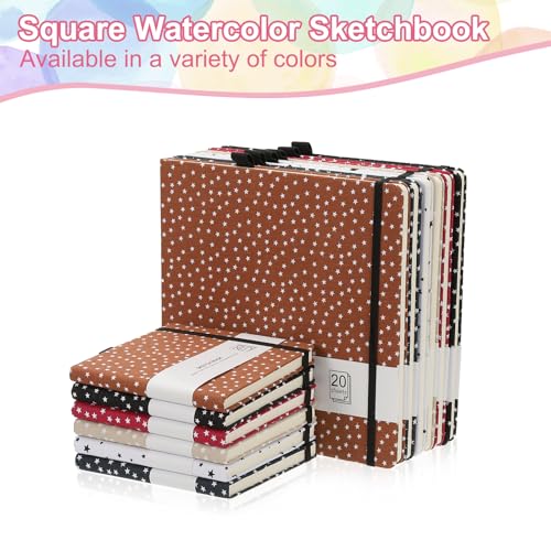 Papier aquarelle 300g sans acide en carnet de croquis PATIKIL - 4