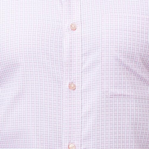 Image of Raymond Men's Pure Cotton Structure Pattern Slim Fit Semi Cutaway Collar Full Sleeve Formal Shirt