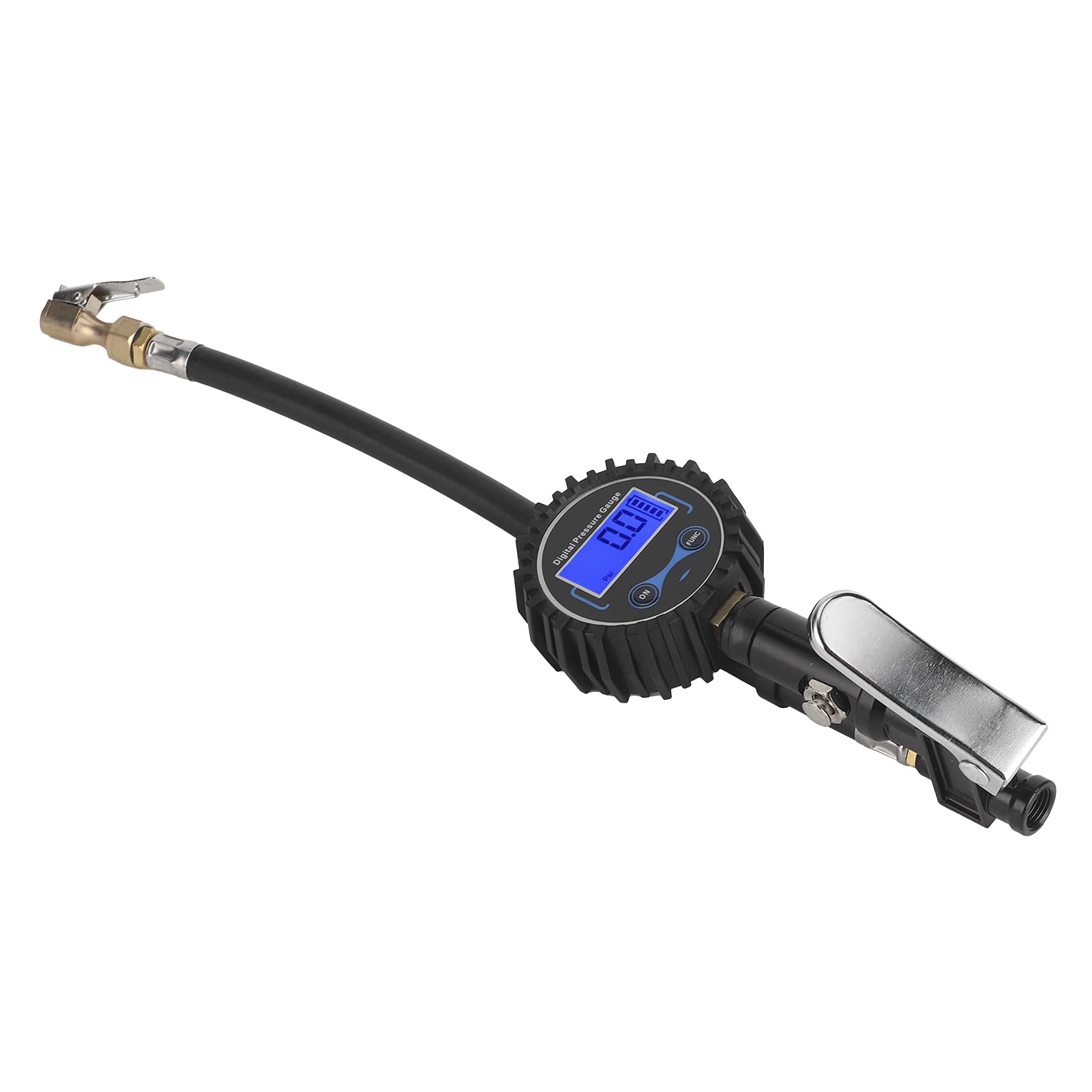 Miernik ciśnienia w oponach 200 psi do monitorowania inflatora cyfrowego wyświetlacza LCD z oświetleniem LED do samochodów, motocykli, pojazdów, stopu aluminium, miedzi, gumy
