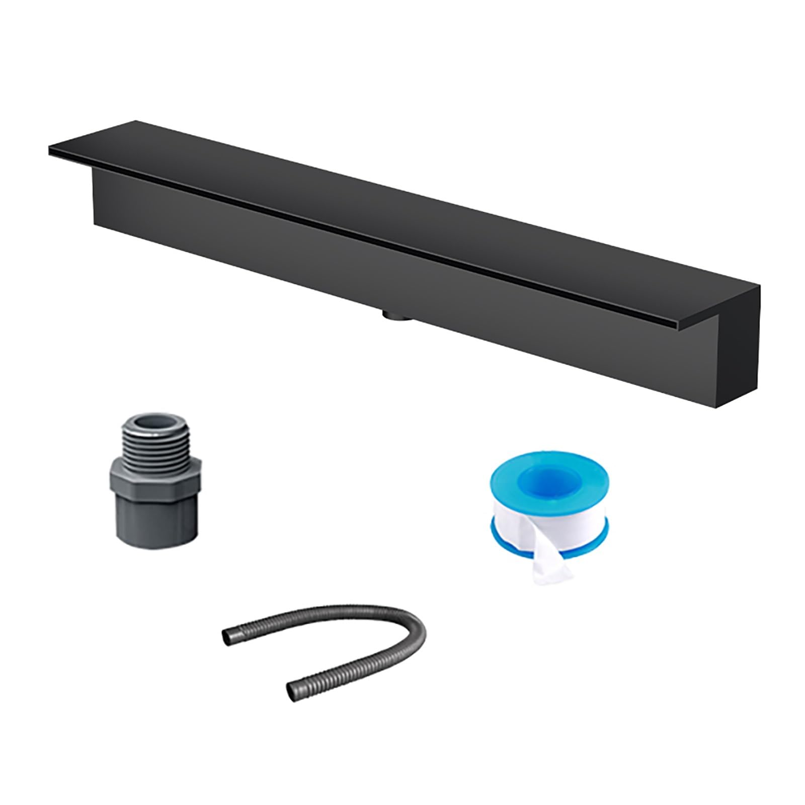 Kit fontana d'acqua commerciale per esterni, cascata in acciaio inox, per patio, cortile, spa, stagno Koi e decorazione di città antica, perfetto per giardino e giardino