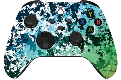 Image of Custom Controllerzz Wireless Controller for Microsoft Xbox Series X /S & Xbox One - Custom Soft Touch Feel - Custom Series X /S Controller (X /S Polar Pixel)
