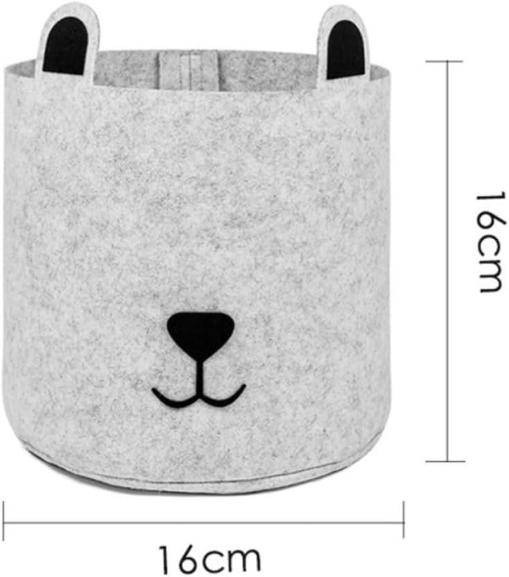 Totority 2pcs Cartoon Dog-shaped Laundry Bags for Felt Storage Baskets with No Easy Break Feature, Portable and Practical Dirty Clothes Storage for Room