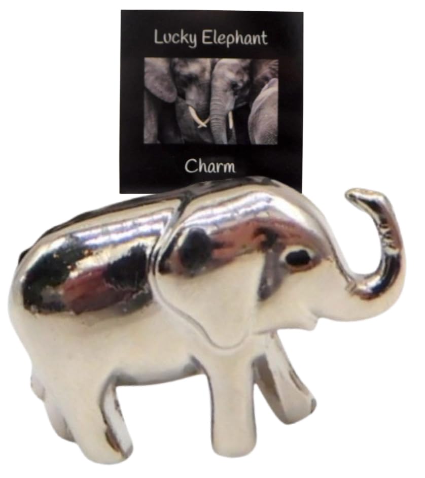 Westmon Works Lucky Elephant Charm Legend Pocket Tiny Trinket Set for Good Luck with Card2