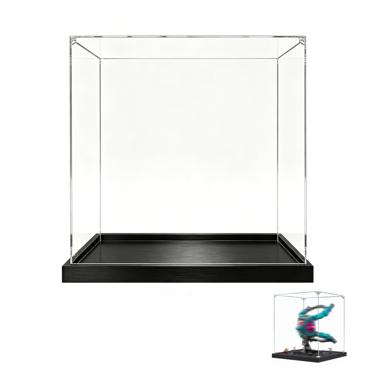 Acrylic Display Case for Lego 76255 Spaceship Model, Dustproof Clear Storage Box, UV Protection Display Box Compatible with 76255 (Model Not Included) (3mm)