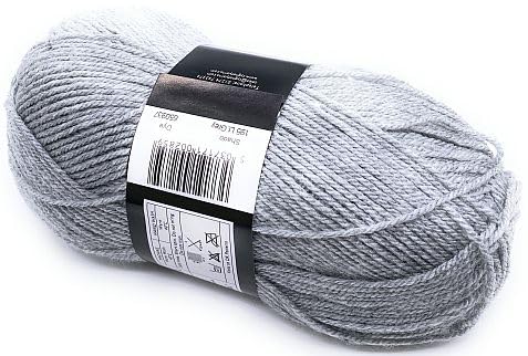 Bolas de 100 g color gris claro para tejer ropa de invierno en casa 3