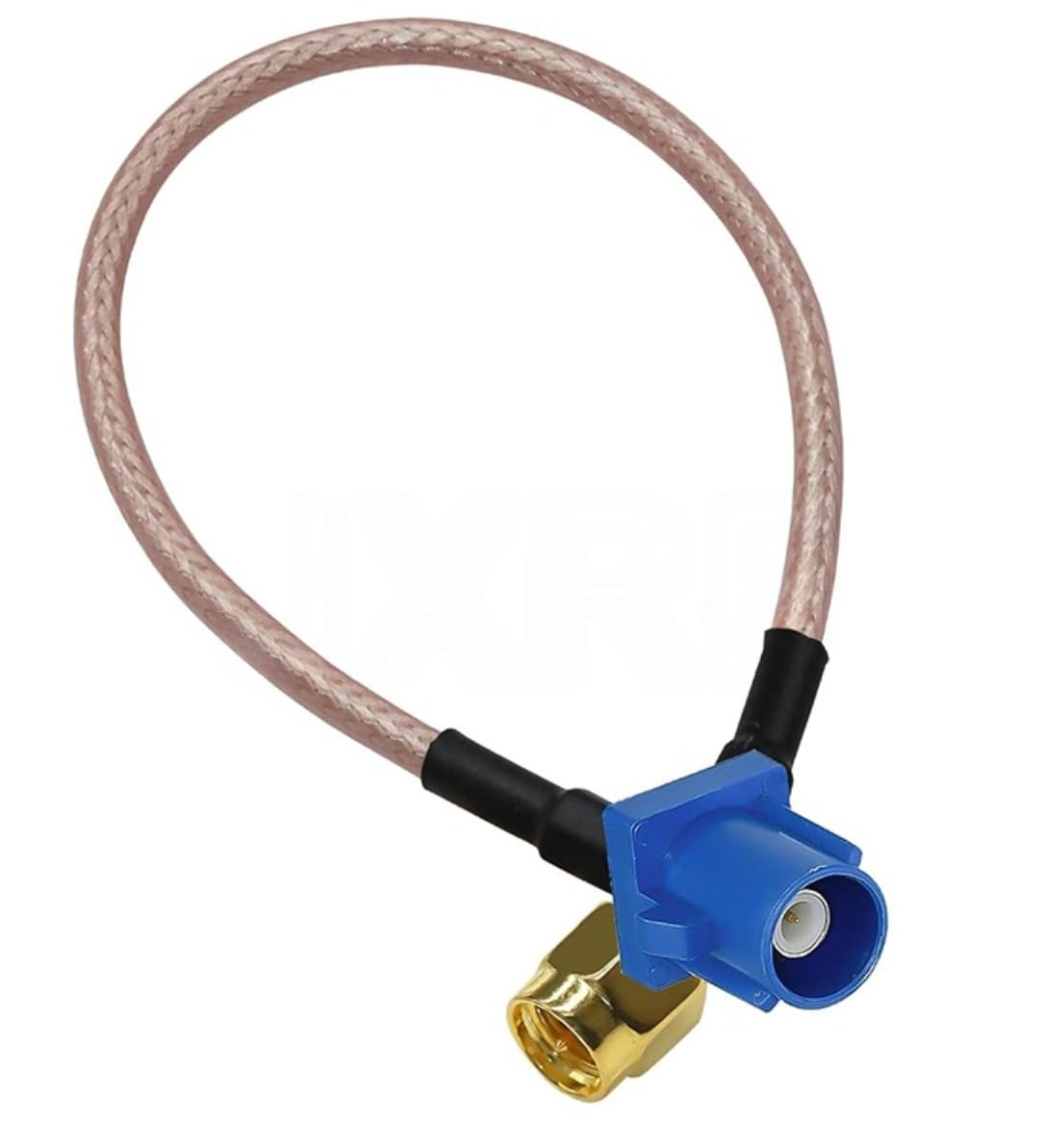 Przedłużacz anteny GPS samochodowej | Wtyczka Fakra-C do SMA | 15 cm | Kabel adaptera anteny auta | Do radia samochodowego, jednostki Android, nawigacji GPS, radia DAB, telematyki 4G LTE