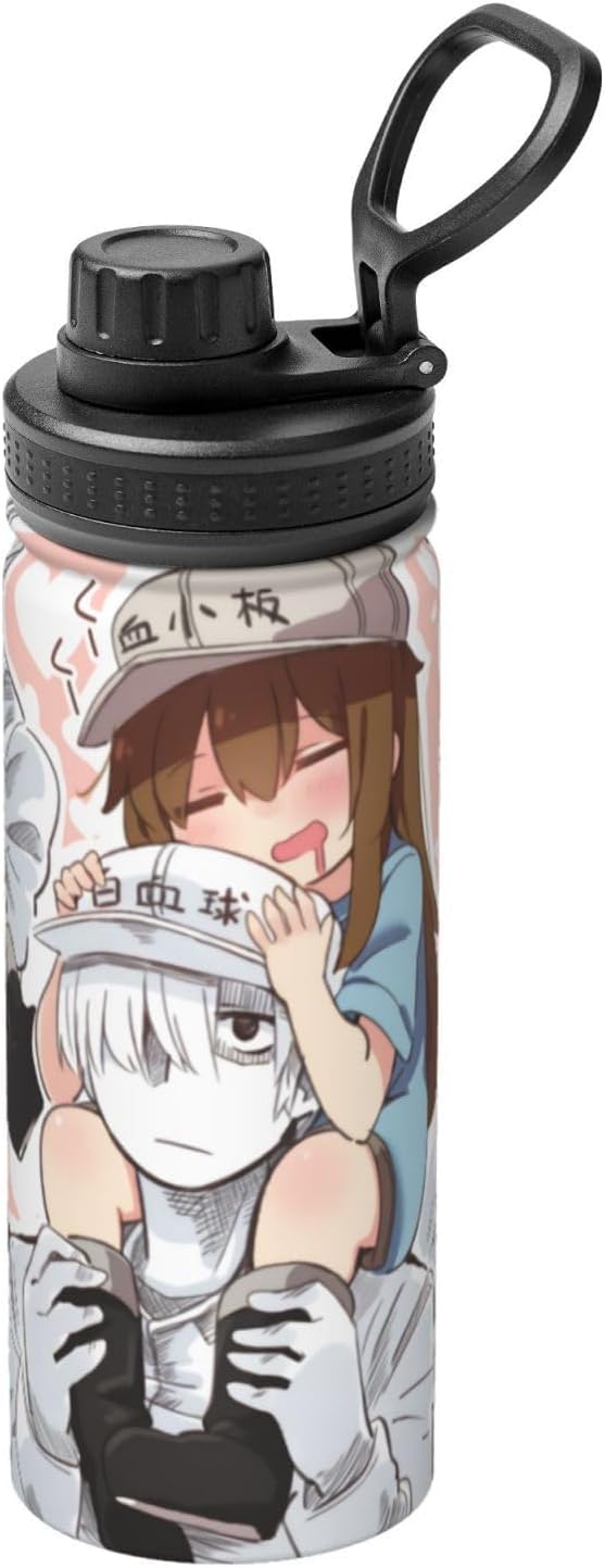 Amazon | はたらく細胞 水筒・マグボトル スポーツボトル 魔法瓶 直