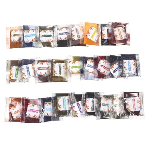 DIYEAH 26 piezas Kit Polvo para Teñir Ropa DIY para Camisetas Pantalones Zapatos y Sombreros Colores Vibrantes y Estables para Adultos Manualidades