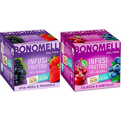 Prodotto 2: Infuso Fruttoso Bonomelli che unisce la bontà della frutta ad un sapore ricco, che conquista al primo assaggio