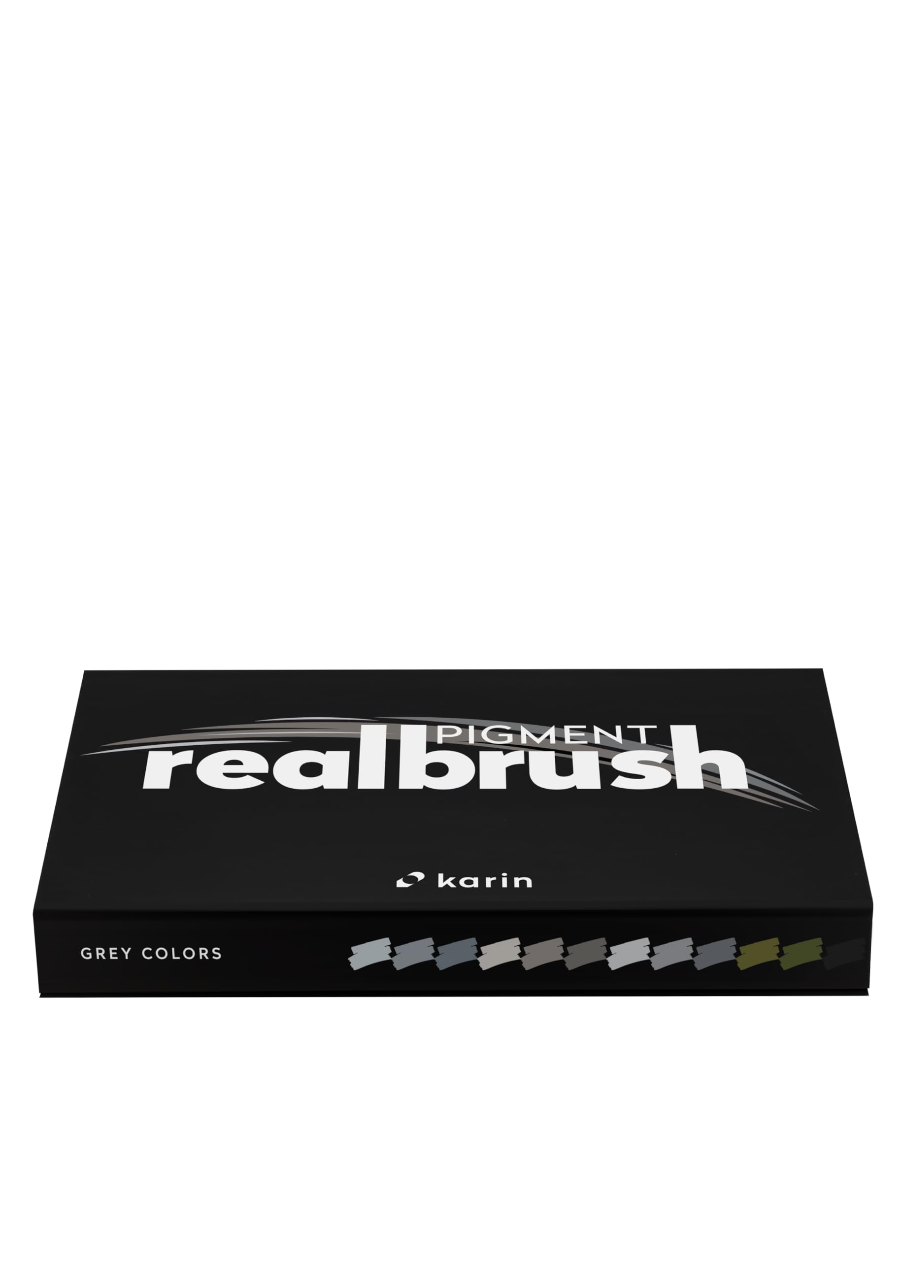 KARIN Realbrush PIGMENT Grey Colors – kolekcja z 12 pędzlami w ekskluzywnym i ochronnym etui.