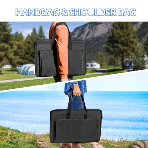 Starlink Bag, Starlink Case, Starlink Gen 3 Case, Starlink Travel Shoulder Bag & Handbag, Starlink Carrying Case Gen 3 Standard V3 Storage, Water Resistant, Shockproof, Multiple Pockets, Black3