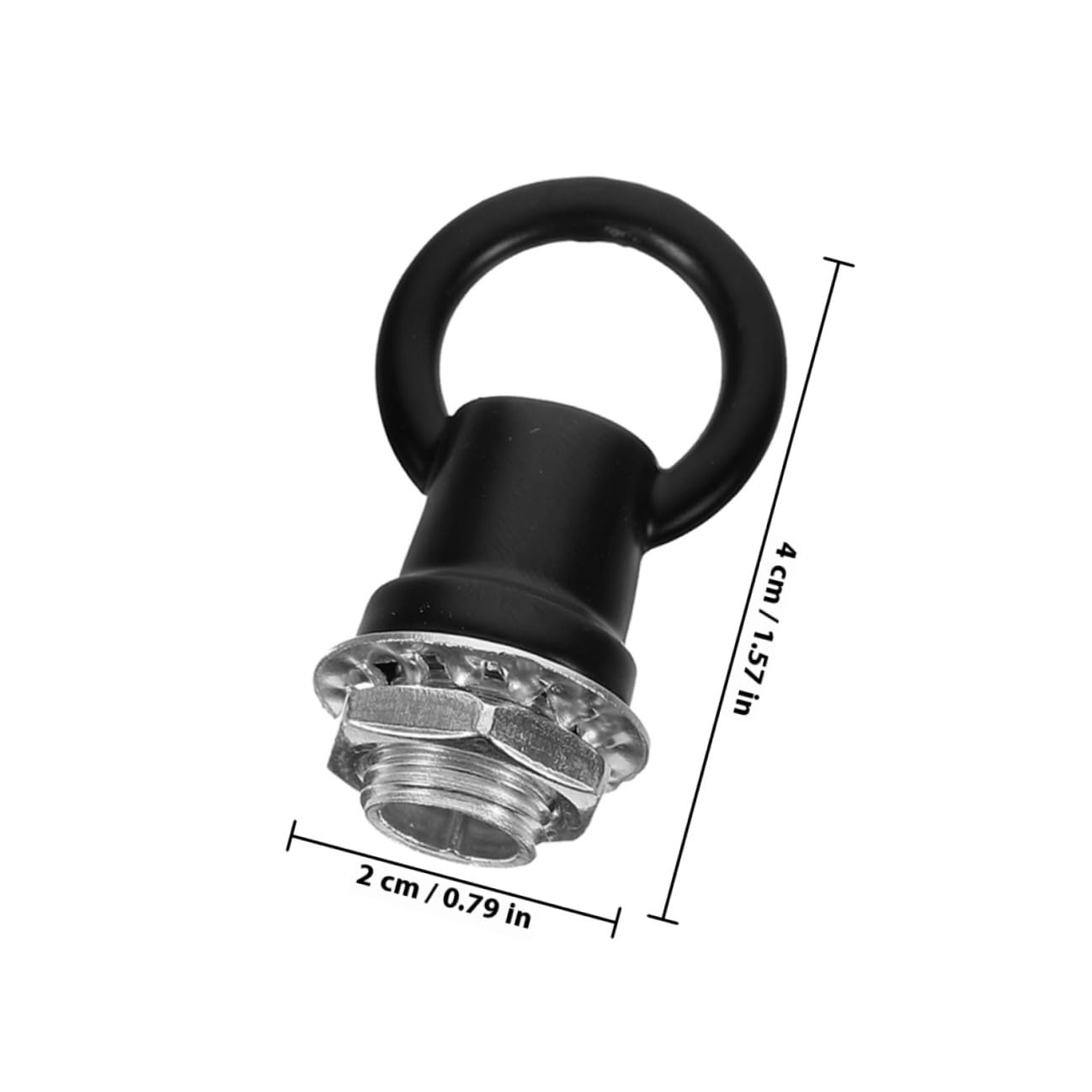 Garneck Crochet Design Fermé en Alliage de Zinc de Luminaire M10 Suspendre Forte Capacité de Charge Lot de 5 Pièces pour Décorations et Plafonds Hauts
