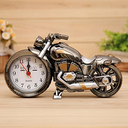 HKHJN Couleur 3D aléatoire cadeau d'anniversaire d'horloge fraîche en plastique décoratif à la maison d'alarme de moto HKHJN