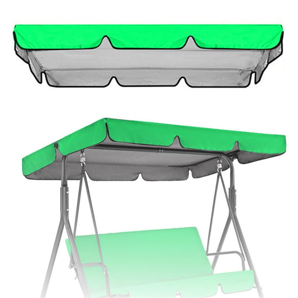 Telo di copertura impermeabile in poliestere per altalena da giardino a 3 posti, ricambio per altalena Hollywood, dimensioni 249 x 185 x 18 cm