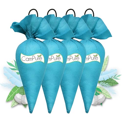 Image of CamPure Camphor Cone Pack Of 4-100% Organic | Air Freshener For Car, Wardrobe, Office Cabin's, Drawers, Travel Bag & Bathroom