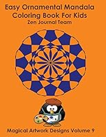 Easy Ornamental Mandala Coloring Book for Kids 1682122921 Book Cover