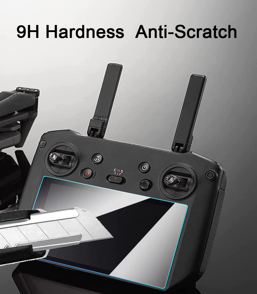 Vetro Temperato Per DJI RC Pro Controller - Pellicola Protettiva 9H 0,3mm - Confezione Da 3 Pezzi - Foto 6