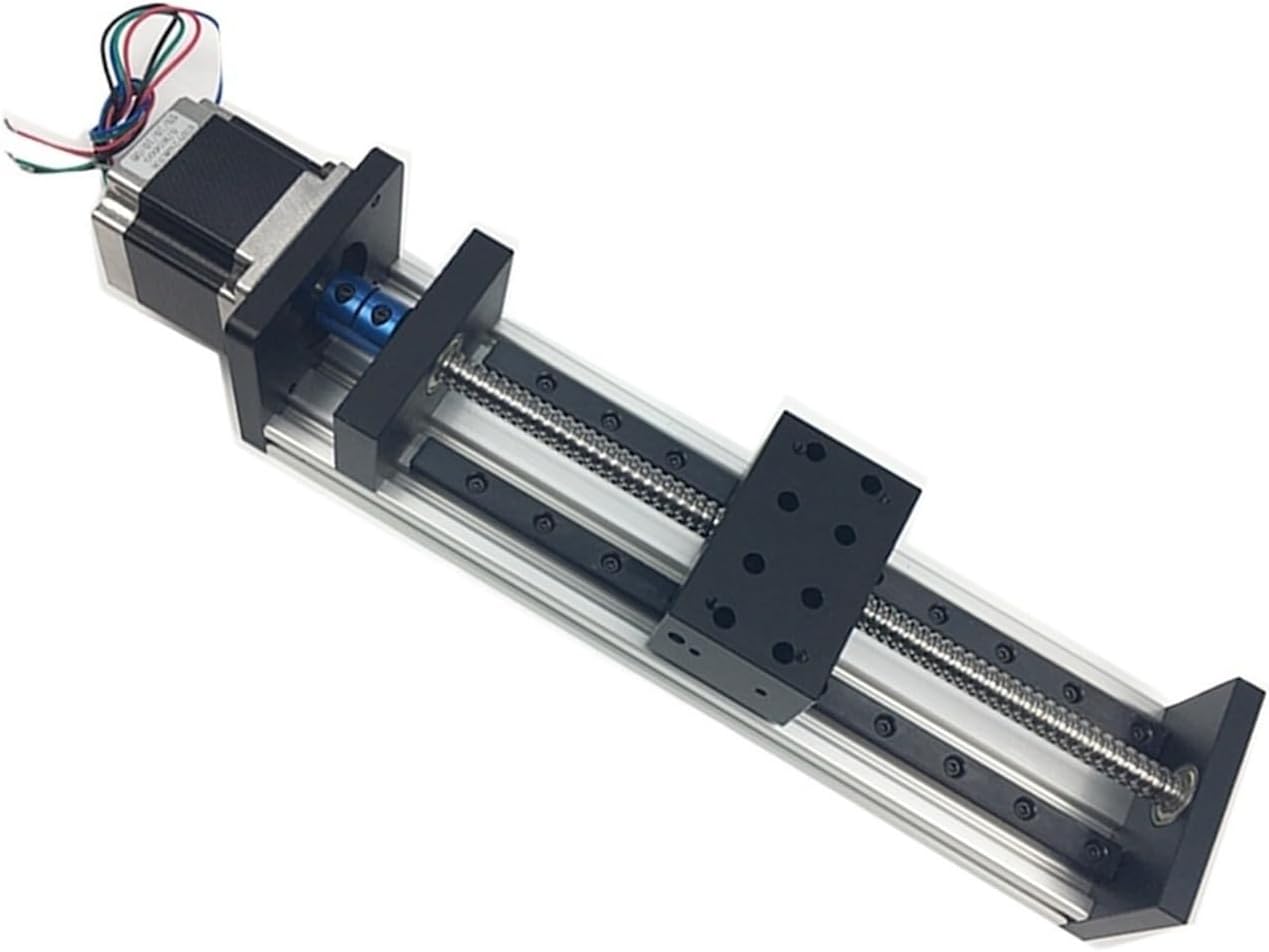 CNC Wood Woking Machine Z Axis X Y Axis Linear Motion Guide Rail Sliding Table with Ball Screw 1204 1605 1610 NEMA23 Motor(1610,GGP 300MM)