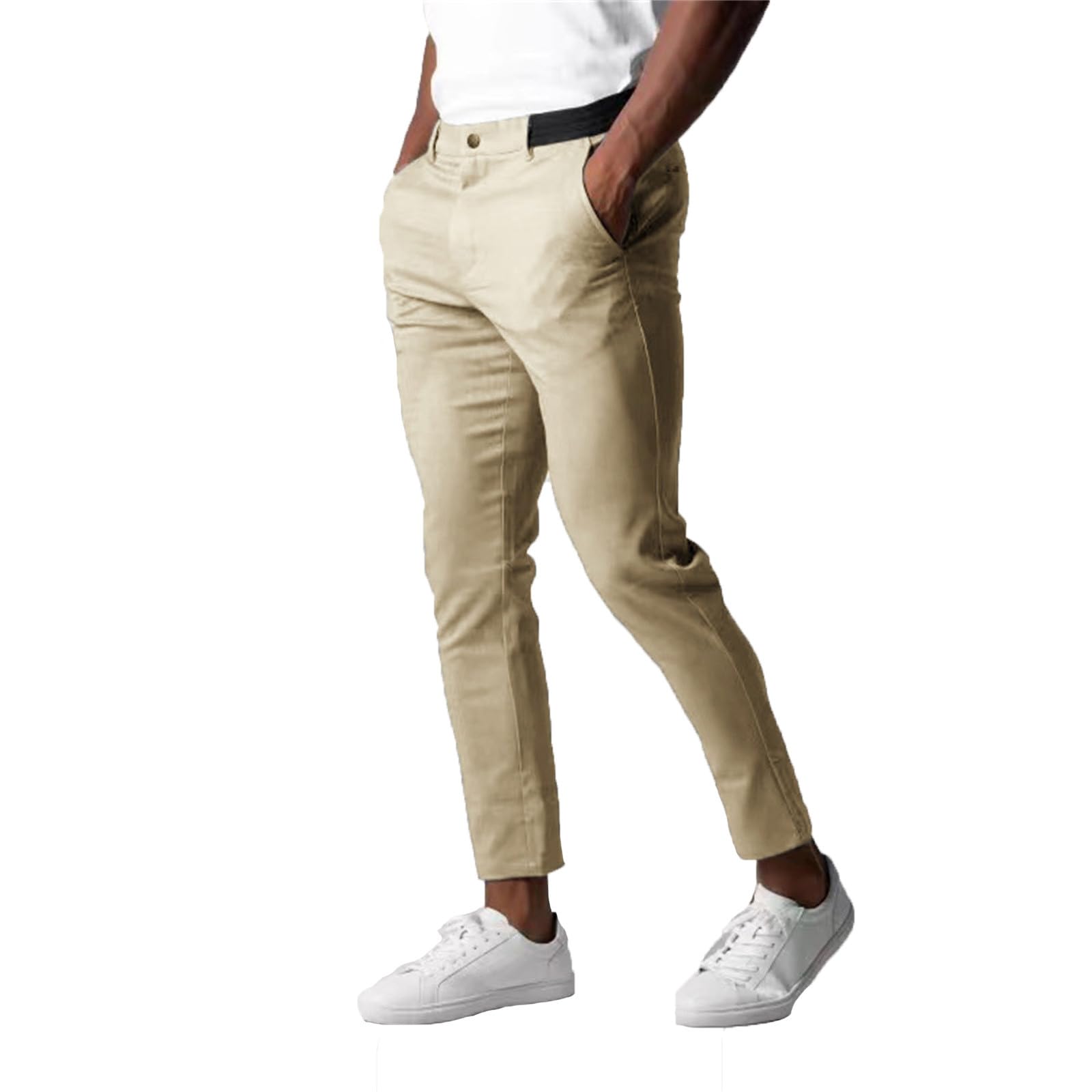SOOUICKER Chino Hose Herren Stretch Business Anzughose Herren Slim Fit Elegant Chino Hose Herren Anzug Comfort Fit Hosen Herren Chino Stretch Anzughose Herren Chino Chino Hose Herren Tapered