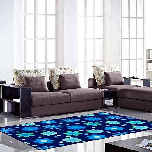 Tapis corail prune en velours de coton stretch et polyester premium - 4