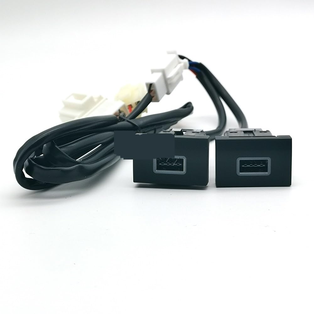 Double chargeur de voiture 12V/24V, prise d'interface USB, chargement automatique téléphone, adapté pour VW et POLO 11-13
