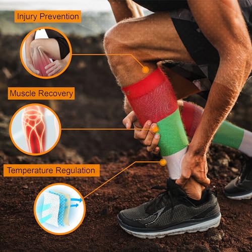 Image of Doc Miller Calf Compression Sleeves 15-20mmHg for Short People Men & Women | Petite, Shin Splint Sleeve Recovery, 1 Pair