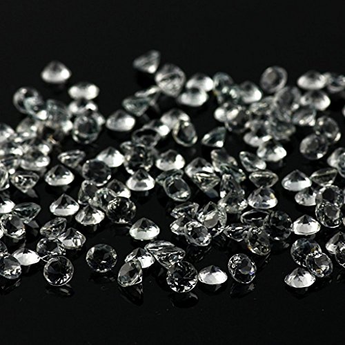 Oxyde de zirconium 1.25 mm AAA coupe brillante ronde blanc naturelle - 4