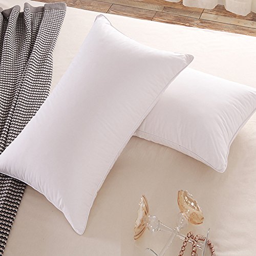 Almohada algodón 48x74cm alta para cama miniatura 5