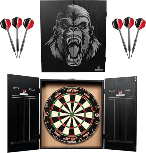 Ruthless Home Darts Centre | Komplettes Dart-Set für zu Hause...