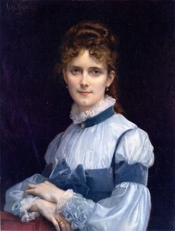 Affiche Toile Fanny Clapp par Alexandre Cabanel Déco Art