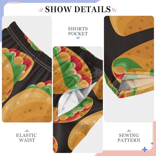 Taco Dark Brown Boys Track Pants Toddler Casual Pants Sweatpants Kids Athletic Pants for 6-8 Years4