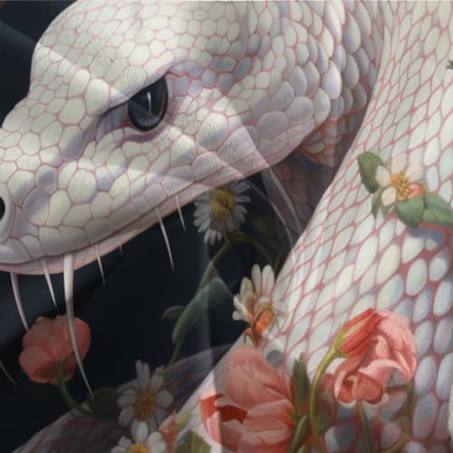 Housse de couette serpent 3D lit simple 135x200 microfibre - 8