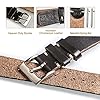 hemsut h Men's Watch Bands, Horween Leather Watch Strap, 22mm Quick Release Vintage Watch Replacement Straps #3