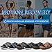 COFACE Mens Sport Recovery Sandals Plantar Fasciitis Soft Cushion Orthotic Slides for Men 2025 AllBlack Size 12